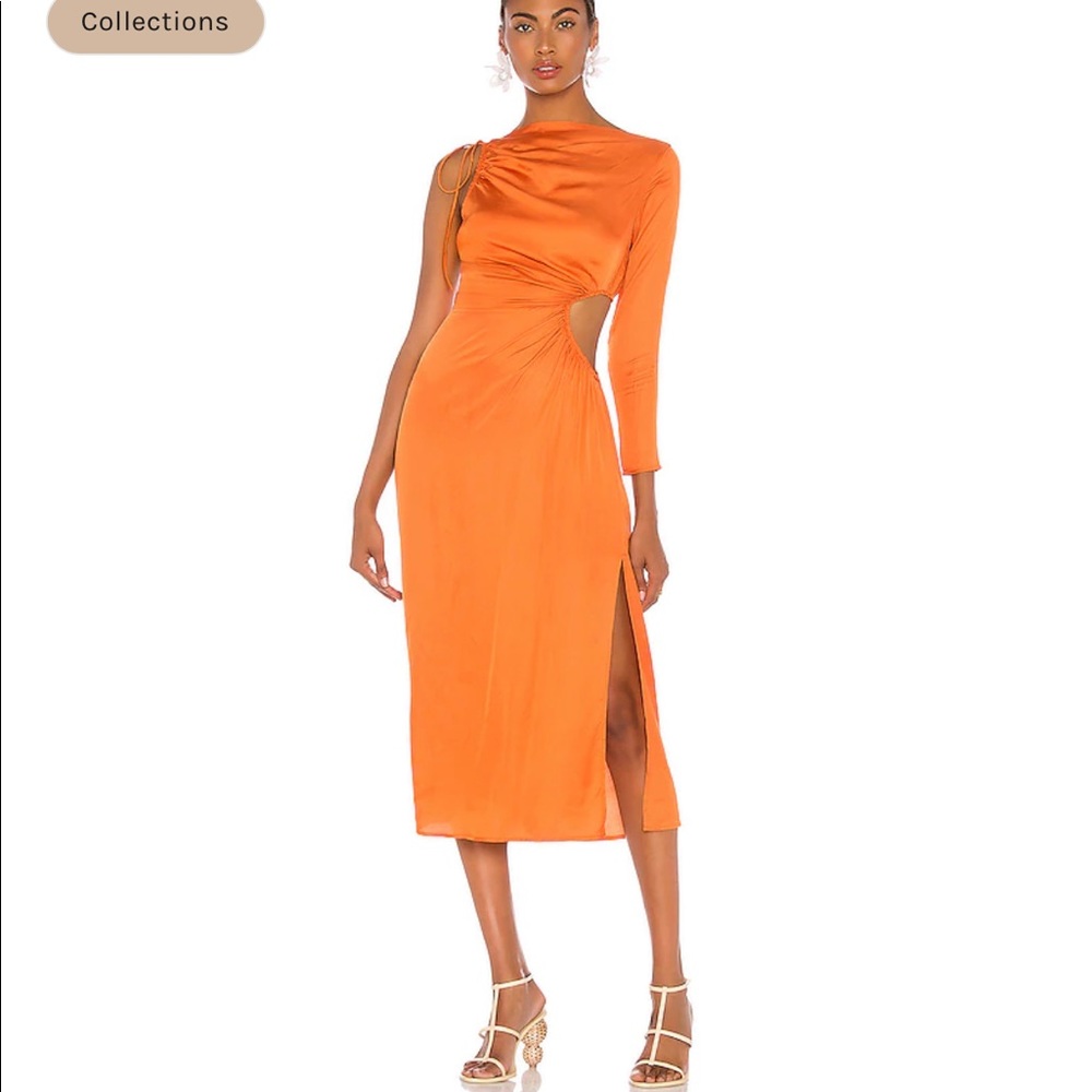Cult Gaia Cyn Dress (orange)